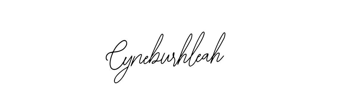 The best way (Bearetta-2O07w) to make a short signature is to pick only two or three words in your name. The name Cyneburhleah include a total of six letters. For converting this name. Cyneburhleah signature style 12 images and pictures png