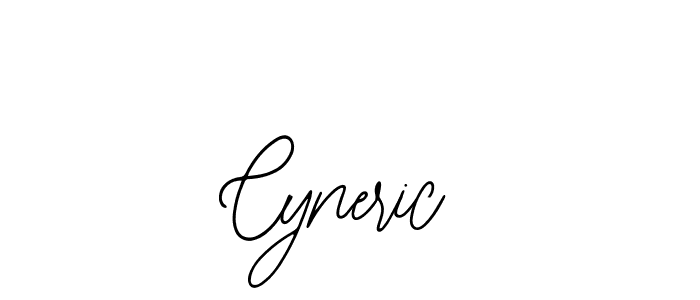 Create a beautiful signature design for name Cyneric. With this signature (Bearetta-2O07w) fonts, you can make a handwritten signature for free. Cyneric signature style 12 images and pictures png
