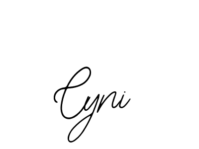 Bearetta-2O07w is a professional signature style that is perfect for those who want to add a touch of class to their signature. It is also a great choice for those who want to make their signature more unique. Get Cyni name to fancy signature for free. Cyni signature style 12 images and pictures png