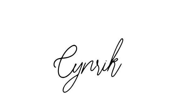 Make a beautiful signature design for name Cynrik. With this signature (Bearetta-2O07w) style, you can create a handwritten signature for free. Cynrik signature style 12 images and pictures png