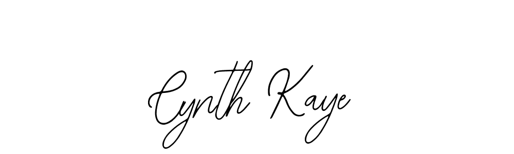 Bearetta-2O07w is a professional signature style that is perfect for those who want to add a touch of class to their signature. It is also a great choice for those who want to make their signature more unique. Get Cynth Kaye name to fancy signature for free. Cynth Kaye signature style 12 images and pictures png