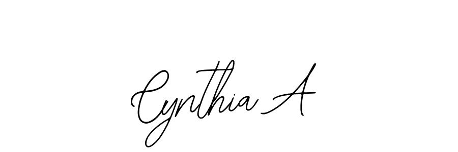 Also we have Cynthia A name is the best signature style. Create professional handwritten signature collection using Bearetta-2O07w autograph style. Cynthia A signature style 12 images and pictures png