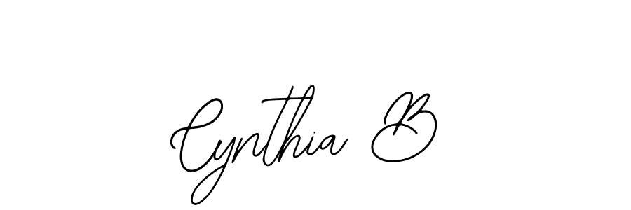 Make a beautiful signature design for name Cynthia B. Use this online signature maker to create a handwritten signature for free. Cynthia B signature style 12 images and pictures png