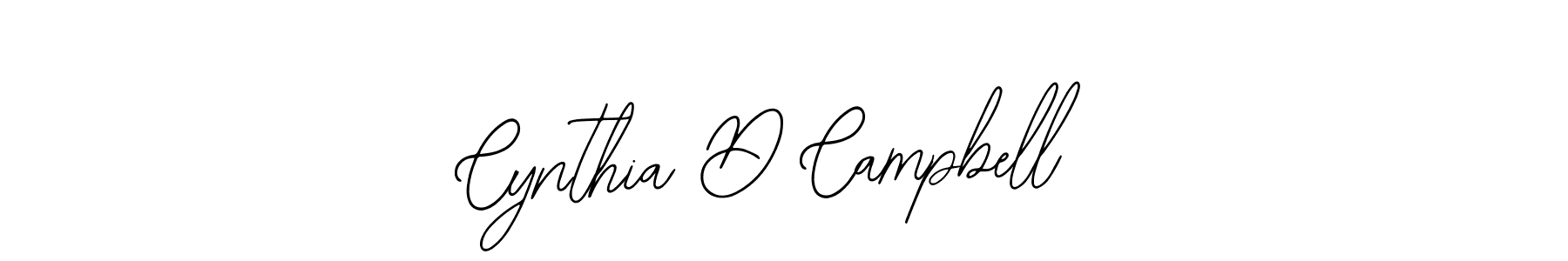 Cynthia D Campbell stylish signature style. Best Handwritten Sign (Bearetta-2O07w) for my name. Handwritten Signature Collection Ideas for my name Cynthia D Campbell. Cynthia D Campbell signature style 12 images and pictures png