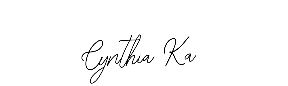 Create a beautiful signature design for name Cynthia Ka. With this signature (Bearetta-2O07w) fonts, you can make a handwritten signature for free. Cynthia Ka signature style 12 images and pictures png