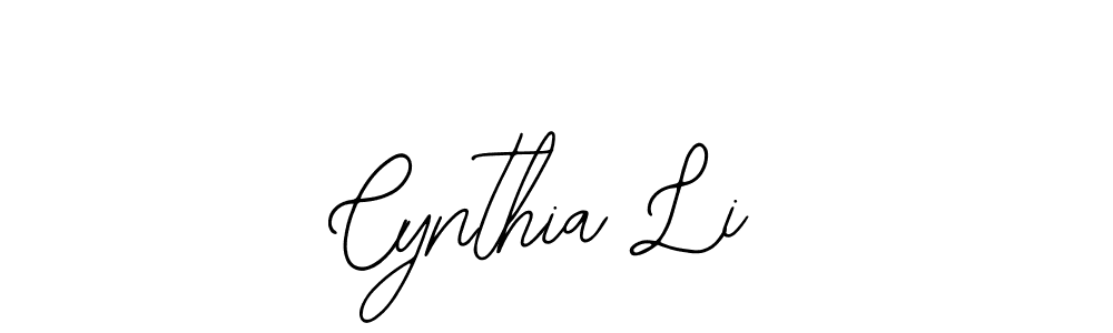 Design your own signature with our free online signature maker. With this signature software, you can create a handwritten (Bearetta-2O07w) signature for name Cynthia Li. Cynthia Li signature style 12 images and pictures png