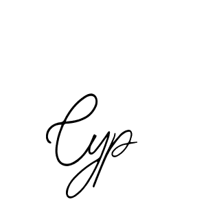 Cyp stylish signature style. Best Handwritten Sign (Bearetta-2O07w) for my name. Handwritten Signature Collection Ideas for my name Cyp. Cyp signature style 12 images and pictures png