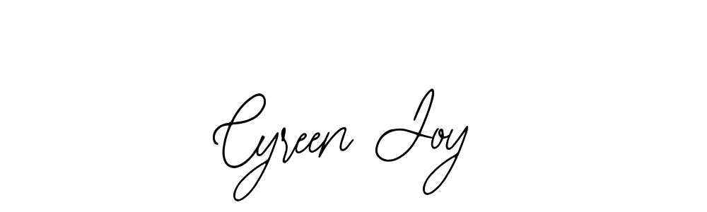 Similarly Bearetta-2O07w is the best handwritten signature design. Signature creator online .You can use it as an online autograph creator for name Cyreen Joy. Cyreen Joy signature style 12 images and pictures png