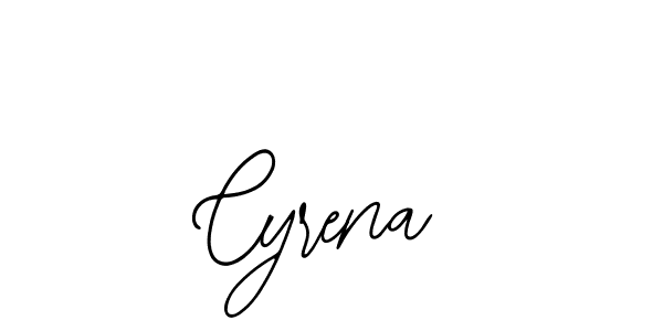 The best way (Bearetta-2O07w) to make a short signature is to pick only two or three words in your name. The name Cyrena include a total of six letters. For converting this name. Cyrena signature style 12 images and pictures png