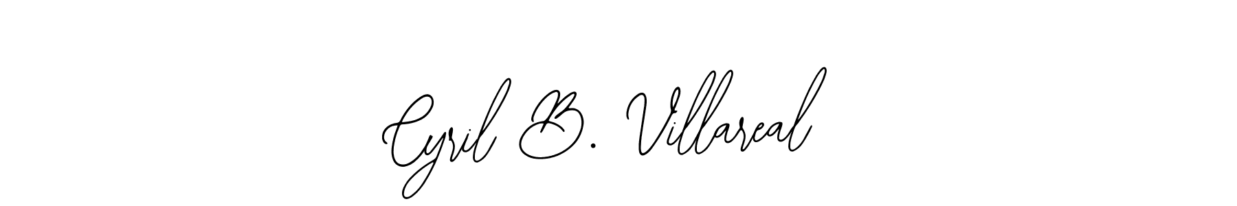How to make Cyril B. Villareal signature? Bearetta-2O07w is a professional autograph style. Create handwritten signature for Cyril B. Villareal name. Cyril B. Villareal signature style 12 images and pictures png