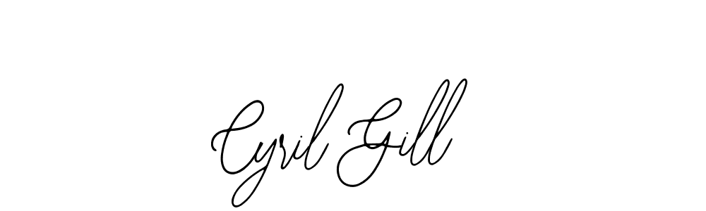 How to make Cyril Gill signature? Bearetta-2O07w is a professional autograph style. Create handwritten signature for Cyril Gill name. Cyril Gill signature style 12 images and pictures png