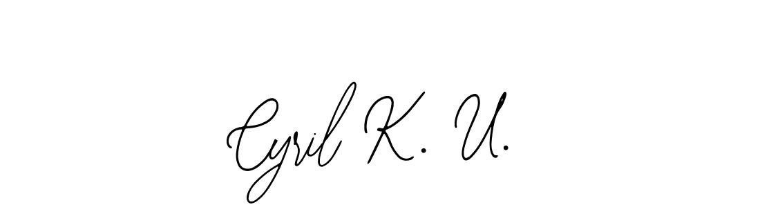 Here are the top 10 professional signature styles for the name Cyril K. U.. These are the best autograph styles you can use for your name. Cyril K. U. signature style 12 images and pictures png