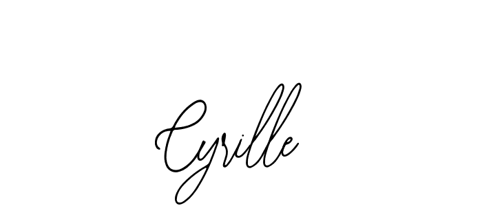 Make a beautiful signature design for name Cyrille. With this signature (Bearetta-2O07w) style, you can create a handwritten signature for free. Cyrille signature style 12 images and pictures png