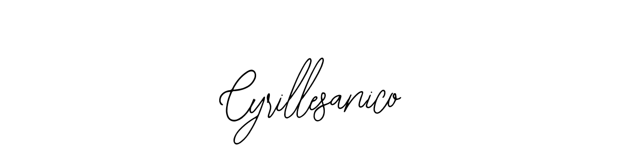 Use a signature maker to create a handwritten signature online. With this signature software, you can design (Bearetta-2O07w) your own signature for name Cyrillesanico. Cyrillesanico signature style 12 images and pictures png