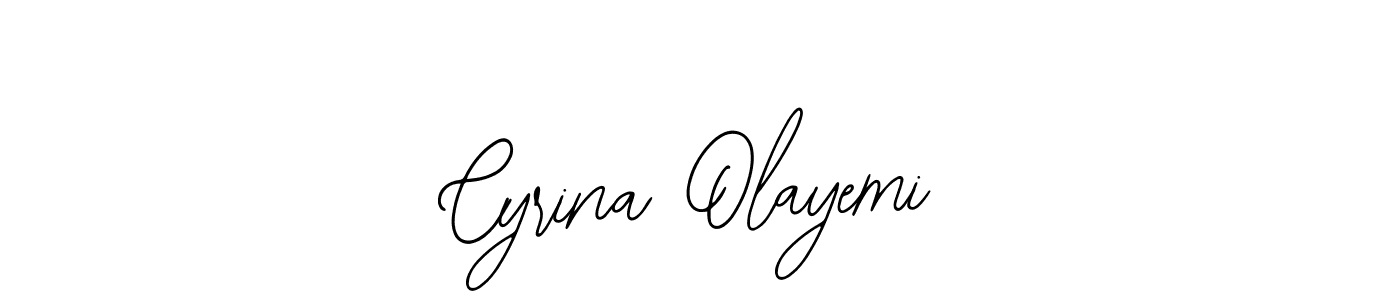 Also You can easily find your signature by using the search form. We will create Cyrina Olayemi name handwritten signature images for you free of cost using Bearetta-2O07w sign style. Cyrina Olayemi signature style 12 images and pictures png