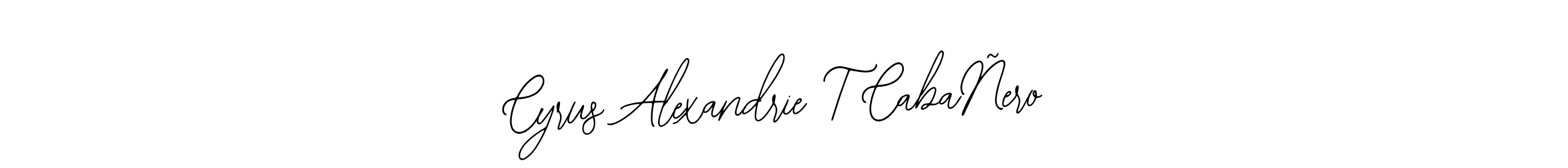 Create a beautiful signature design for name Cyrus Alexandrie T CabaÑero. With this signature (Bearetta-2O07w) fonts, you can make a handwritten signature for free. Cyrus Alexandrie T CabaÑero signature style 12 images and pictures png