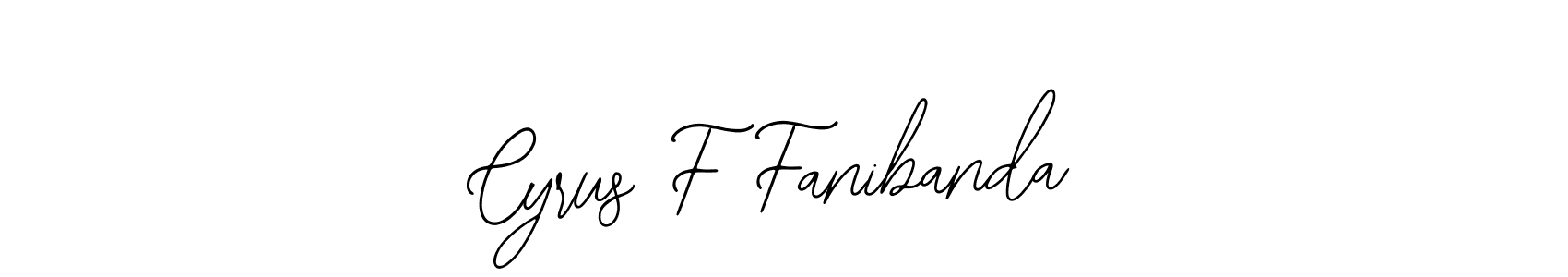 Create a beautiful signature design for name Cyrus F Fanibanda. With this signature (Bearetta-2O07w) fonts, you can make a handwritten signature for free. Cyrus F Fanibanda signature style 12 images and pictures png