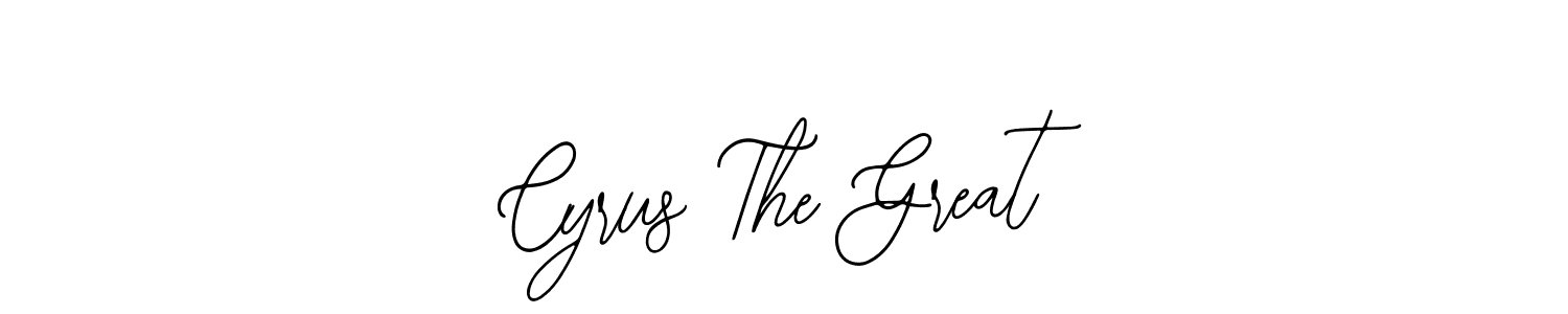 Also we have Cyrus The Great name is the best signature style. Create professional handwritten signature collection using Bearetta-2O07w autograph style. Cyrus The Great signature style 12 images and pictures png