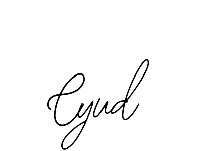 Design your own signature with our free online signature maker. With this signature software, you can create a handwritten (Bearetta-2O07w) signature for name Cyud. Cyud signature style 12 images and pictures png