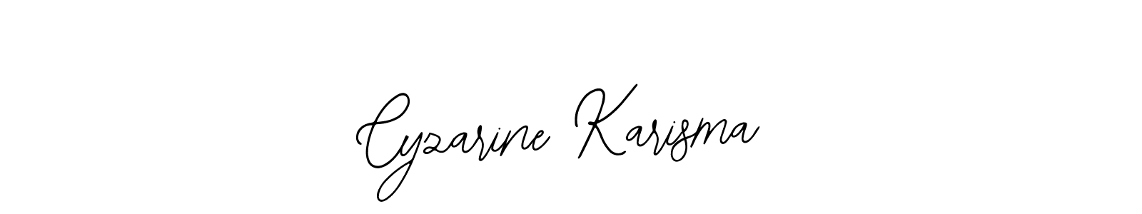 Make a beautiful signature design for name Cyzarine Karisma. Use this online signature maker to create a handwritten signature for free. Cyzarine Karisma signature style 12 images and pictures png