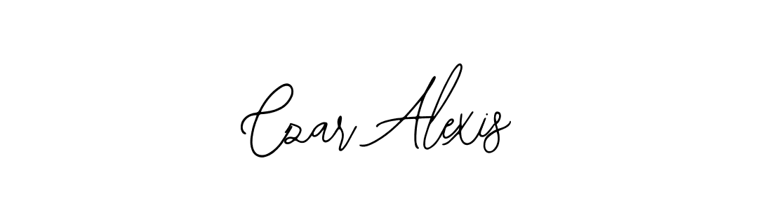 Use a signature maker to create a handwritten signature online. With this signature software, you can design (Bearetta-2O07w) your own signature for name Czar Alexis. Czar Alexis signature style 12 images and pictures png