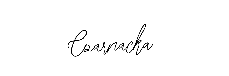 How to make Czarnacka signature? Bearetta-2O07w is a professional autograph style. Create handwritten signature for Czarnacka name. Czarnacka signature style 12 images and pictures png