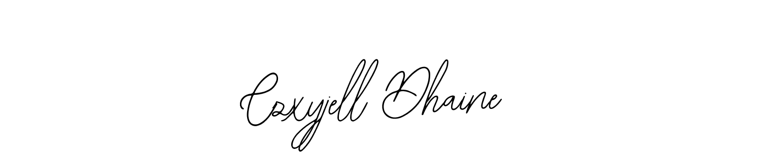 How to make Czxyjell Dhaine name signature. Use Bearetta-2O07w style for creating short signs online. This is the latest handwritten sign. Czxyjell Dhaine signature style 12 images and pictures png