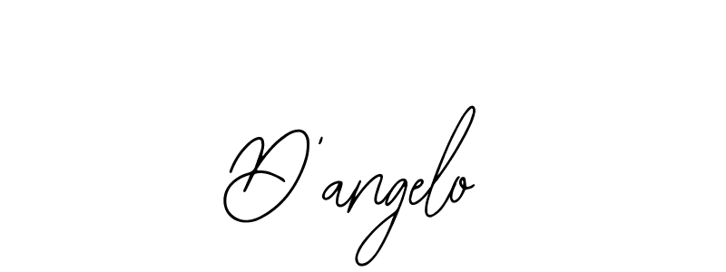 The best way (Bearetta-2O07w) to make a short signature is to pick only two or three words in your name. The name D'angelo include a total of six letters. For converting this name. D'angelo signature style 12 images and pictures png