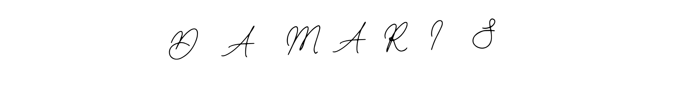 Also we have D   A   M  A  R  I   S name is the best signature style. Create professional handwritten signature collection using Bearetta-2O07w autograph style. D   A   M  A  R  I   S signature style 12 images and pictures png