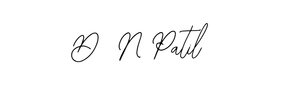 Make a beautiful signature design for name D  N Patil. With this signature (Bearetta-2O07w) style, you can create a handwritten signature for free. D  N Patil signature style 12 images and pictures png