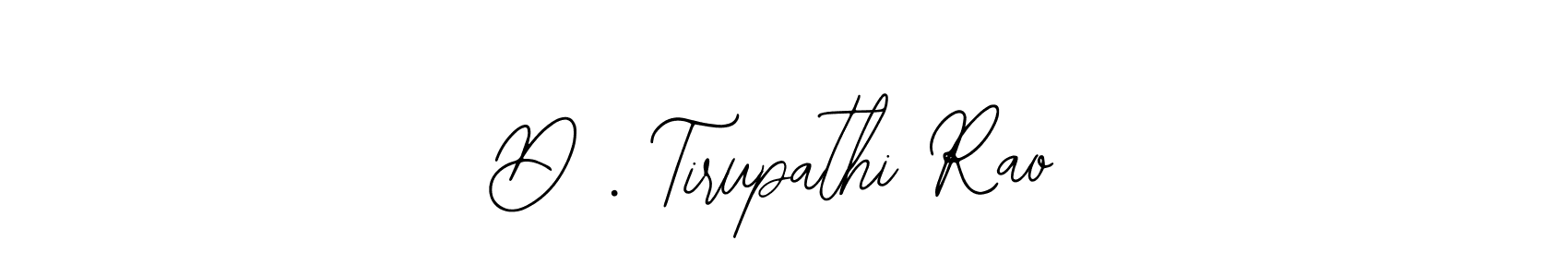 Make a beautiful signature design for name D . Tirupathi Rao. With this signature (Bearetta-2O07w) style, you can create a handwritten signature for free. D . Tirupathi Rao signature style 12 images and pictures png