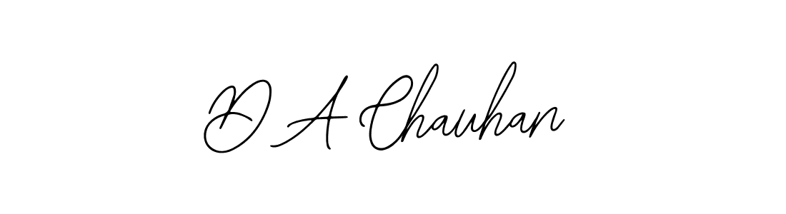 How to make D A Chauhan signature? Bearetta-2O07w is a professional autograph style. Create handwritten signature for D A Chauhan name. D A Chauhan signature style 12 images and pictures png