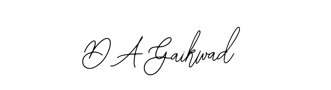 How to make D A Gaikwad signature? Bearetta-2O07w is a professional autograph style. Create handwritten signature for D A Gaikwad name. D A Gaikwad signature style 12 images and pictures png