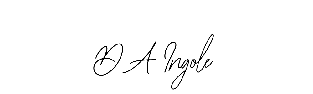 Make a beautiful signature design for name D A Ingole. Use this online signature maker to create a handwritten signature for free. D A Ingole signature style 12 images and pictures png