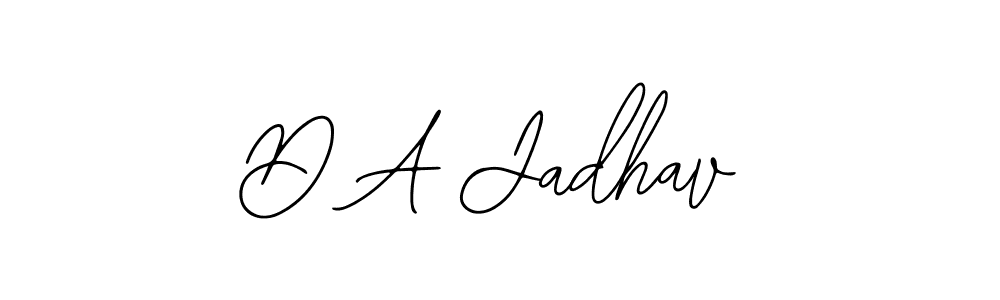 D A Jadhav stylish signature style. Best Handwritten Sign (Bearetta-2O07w) for my name. Handwritten Signature Collection Ideas for my name D A Jadhav. D A Jadhav signature style 12 images and pictures png