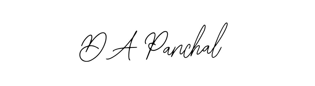 Design your own signature with our free online signature maker. With this signature software, you can create a handwritten (Bearetta-2O07w) signature for name D A Panchal. D A Panchal signature style 12 images and pictures png