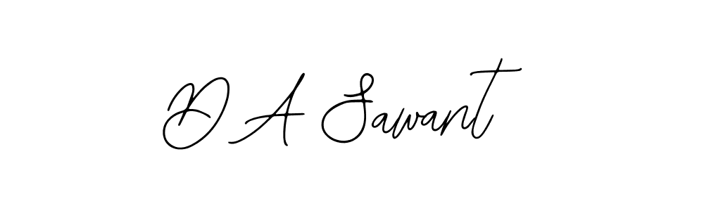 Create a beautiful signature design for name D A Sawant. With this signature (Bearetta-2O07w) fonts, you can make a handwritten signature for free. D A Sawant signature style 12 images and pictures png