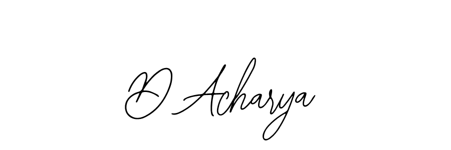 Make a beautiful signature design for name D Acharya. Use this online signature maker to create a handwritten signature for free. D Acharya signature style 12 images and pictures png