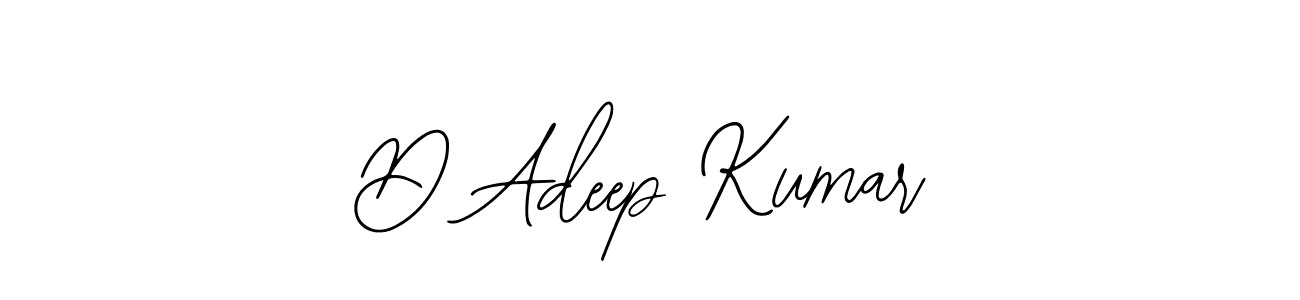 The best way (Bearetta-2O07w) to make a short signature is to pick only two or three words in your name. The name D Adeep Kumar include a total of six letters. For converting this name. D Adeep Kumar signature style 12 images and pictures png