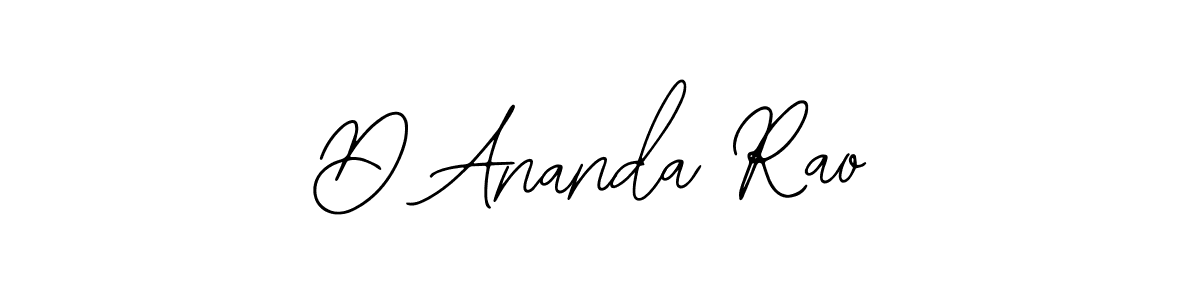 How to make D Ananda Rao name signature. Use Bearetta-2O07w style for creating short signs online. This is the latest handwritten sign. D Ananda Rao signature style 12 images and pictures png