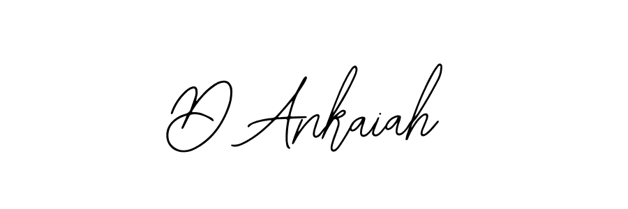 How to make D Ankaiah signature? Bearetta-2O07w is a professional autograph style. Create handwritten signature for D Ankaiah name. D Ankaiah signature style 12 images and pictures png