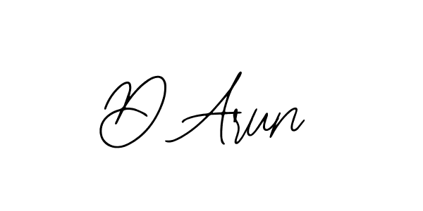 D Arun stylish signature style. Best Handwritten Sign (Bearetta-2O07w) for my name. Handwritten Signature Collection Ideas for my name D Arun. D Arun signature style 12 images and pictures png