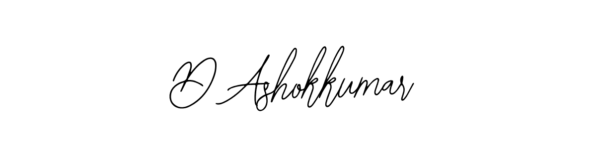 How to make D Ashokkumar name signature. Use Bearetta-2O07w style for creating short signs online. This is the latest handwritten sign. D Ashokkumar signature style 12 images and pictures png