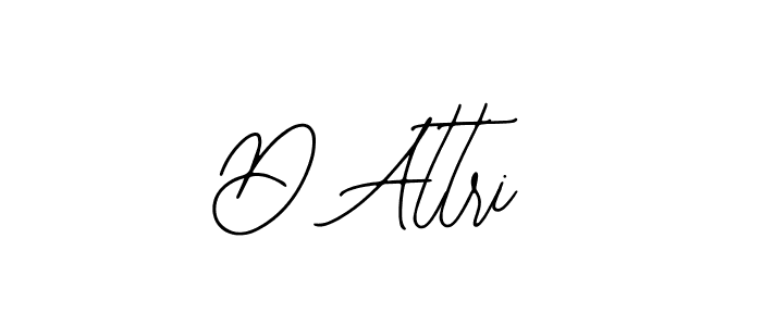 Also we have D Attri name is the best signature style. Create professional handwritten signature collection using Bearetta-2O07w autograph style. D Attri signature style 12 images and pictures png