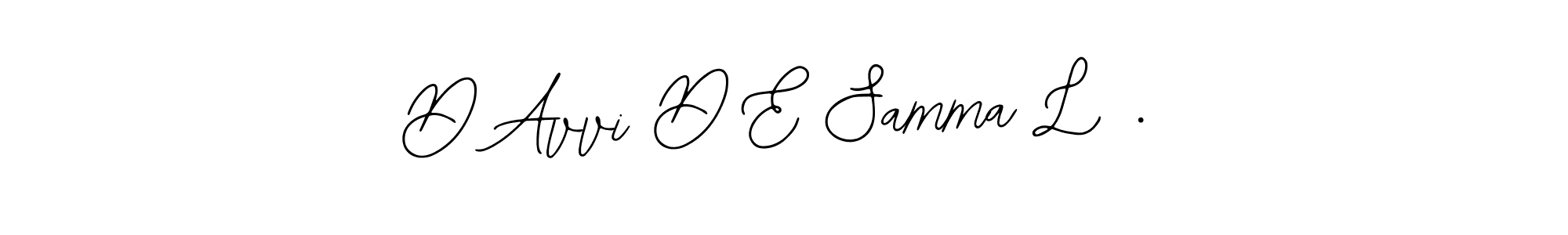 Also we have D Avvi D E Samma L . name is the best signature style. Create professional handwritten signature collection using Bearetta-2O07w autograph style. D Avvi D E Samma L . signature style 12 images and pictures png