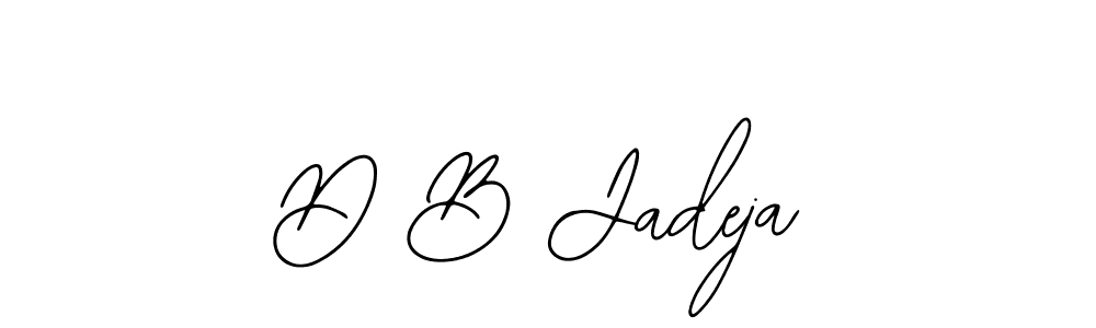 Also You can easily find your signature by using the search form. We will create D B Jadeja name handwritten signature images for you free of cost using Bearetta-2O07w sign style. D B Jadeja signature style 12 images and pictures png