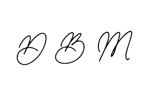 Create a beautiful signature design for name D B M. With this signature (Bearetta-2O07w) fonts, you can make a handwritten signature for free. D B M signature style 12 images and pictures png