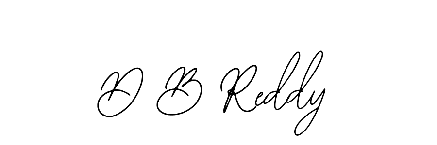 D B Reddy stylish signature style. Best Handwritten Sign (Bearetta-2O07w) for my name. Handwritten Signature Collection Ideas for my name D B Reddy. D B Reddy signature style 12 images and pictures png