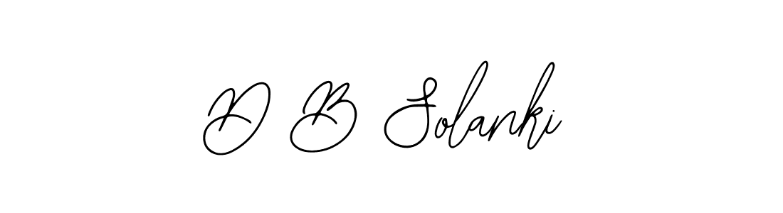 D B Solanki stylish signature style. Best Handwritten Sign (Bearetta-2O07w) for my name. Handwritten Signature Collection Ideas for my name D B Solanki. D B Solanki signature style 12 images and pictures png