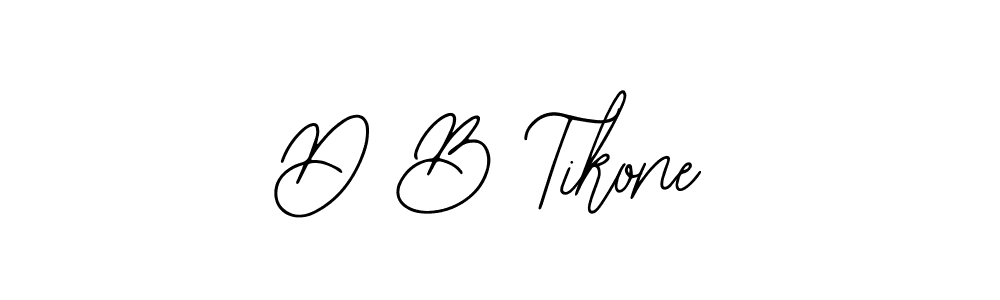 D B Tikone stylish signature style. Best Handwritten Sign (Bearetta-2O07w) for my name. Handwritten Signature Collection Ideas for my name D B Tikone. D B Tikone signature style 12 images and pictures png